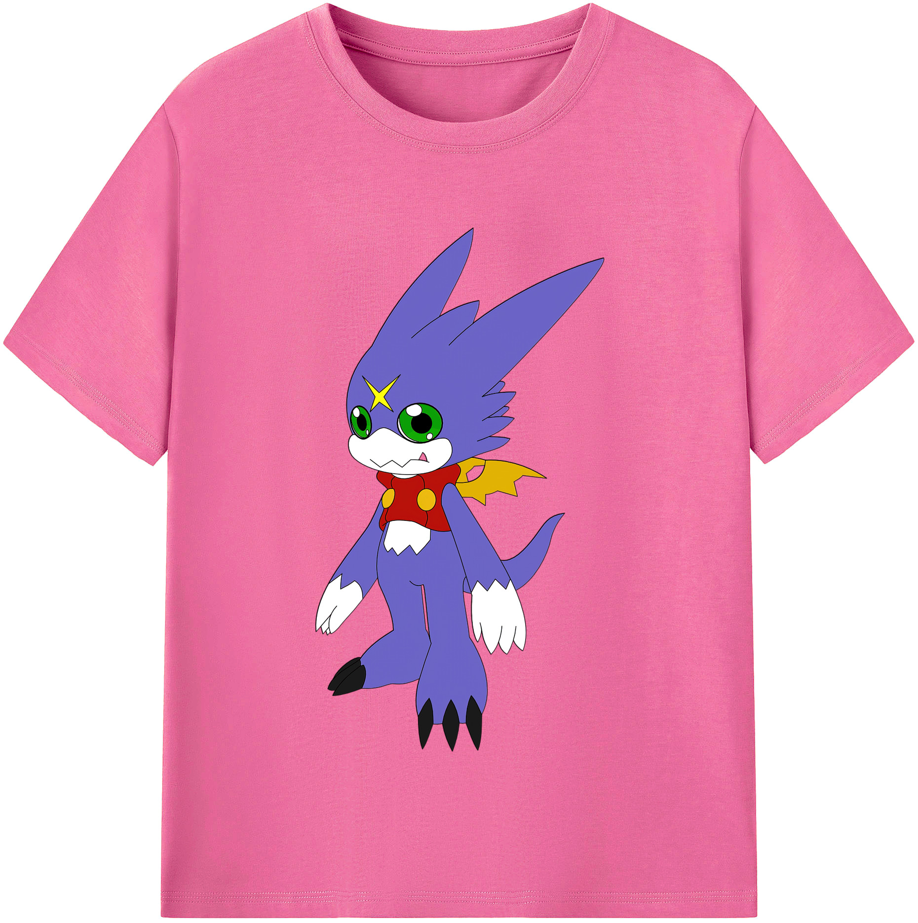（画像用） Digimon デジタルモンスター/デジモン レディースカジュアルプリントTシャツ（綿100％）